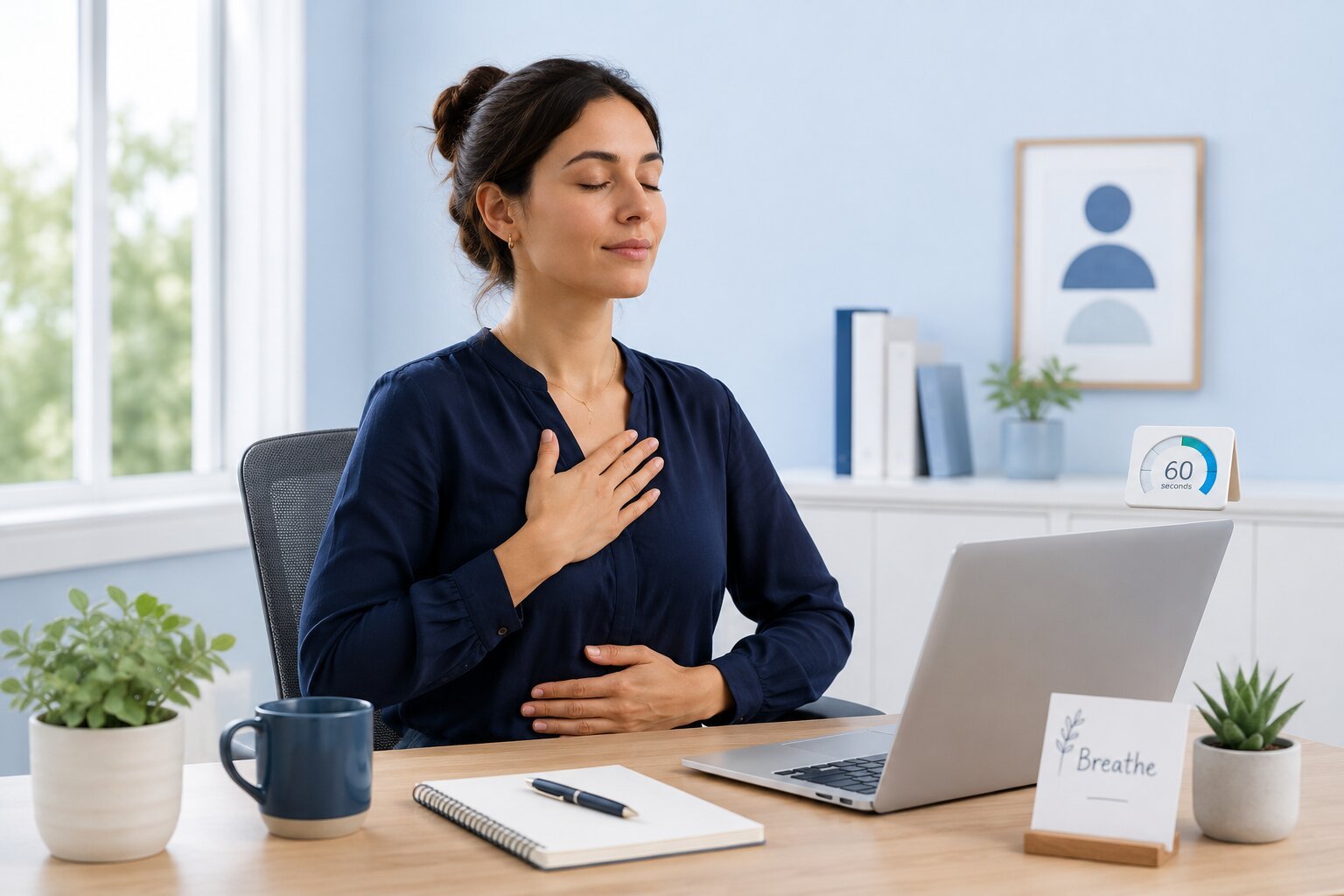 The 60-Second Breathing Reset - Stress Relief Technique