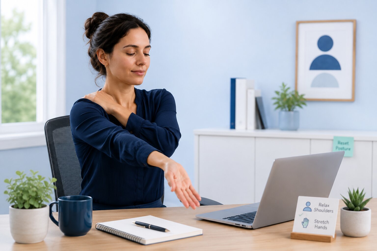 The Desk Tension Release - Stress Relief Technique